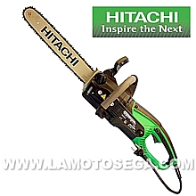 Elettrosega Hitachi CS40Y per taglio di travetti, tavole, legna per il camino o per eseguire in modo perfetto lavori di falegnameria su tetti e solai. Un modello professionale di casa Hitachi. 