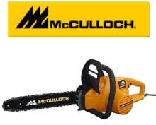 Motosega elettrica 1900watt McCulloch. Elettrosega per il taglio del legno e per eseguire potature in giardino.