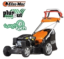 Rasaerba con ruote alte ALLROAD G53 TK con quattro sistemi di taglio per tagliare su superfici non pianeggianti, con qualche buca. Perfetto per taglio mulching e taglio con cesto di  raccolta. Rasaerba robusto e durevole made in Italy 