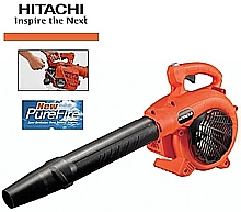 Soffiatore Hitachi di nuova generazione con motore ecologico e pulito che inquina di meno. Ottimo per pulire la casa o il lavoro nei parcheggi.